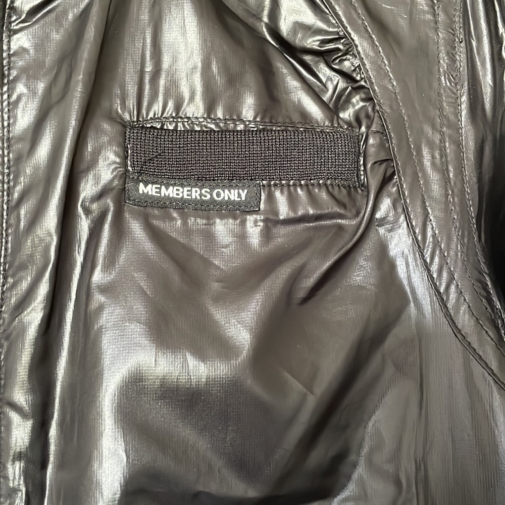 Black vintage members only jacket